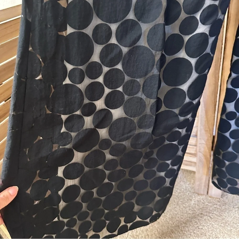 CUSHNIE Halter Neck Polka Dot Jumpsuit in black size 8 - Picture 10 of 11